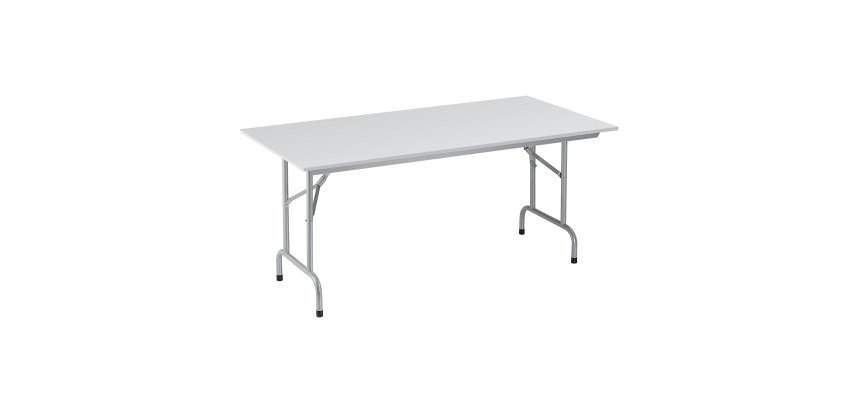 Tables pliantes plateau gris clair L 160 x P 80 cm - Rico