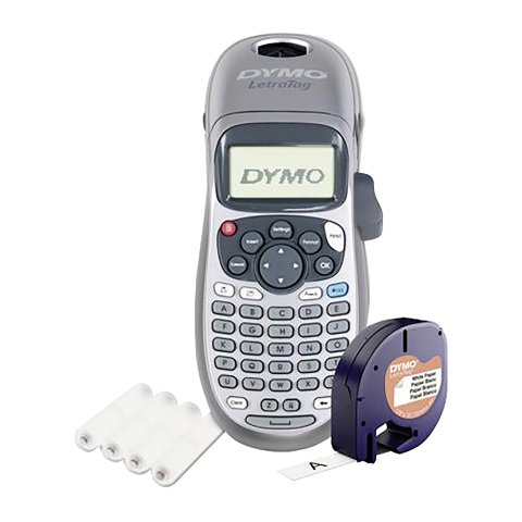 Rotuladora Dymo Letratag LT100H Silver Edición limitada + Pilas GRATIS