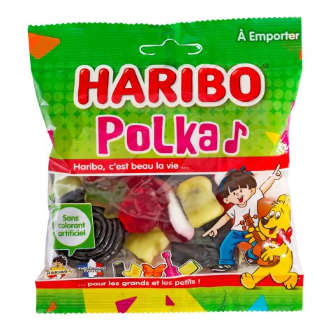 Snoep Polka Haribo - zakje van 120 g