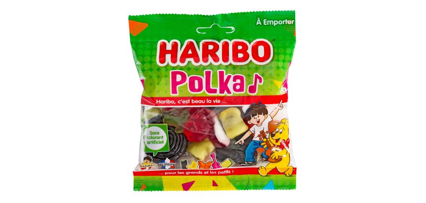 Bonbons Polka Haribo - Sachet de 120 g