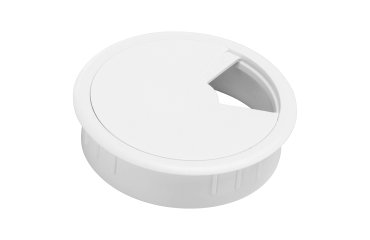Tapa pasacables redondo 8 cm plástico ABS