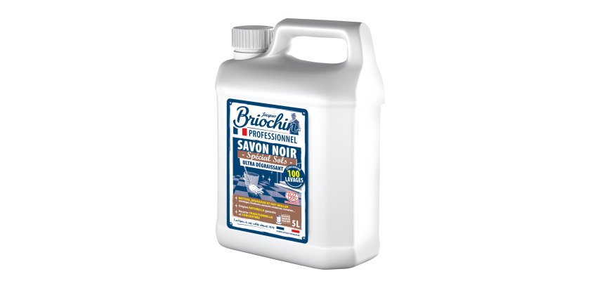 Nettoyant sols au savon noir Briochin - Bidon de 5 litres