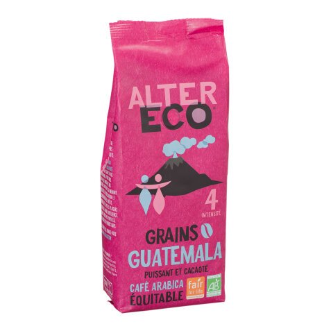 Café en grains Alter Eco Guatemala Bio 100 % Arabica - paquet de 500 g