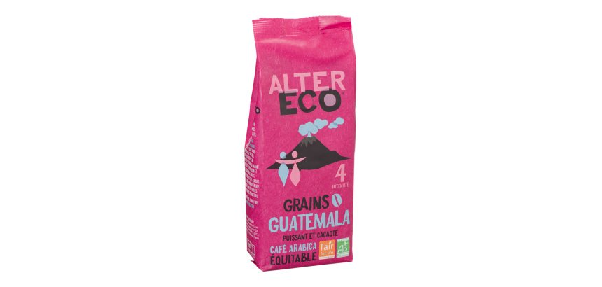 Café en grains Alter Eco Guatemala Bio 100 % Arabica - paquet de 500 g