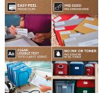 Etiquettes disquettes 54 x 70 mm Dymo - Rouleau de 320