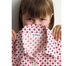 Ruban textile thermocollant Dymo LetraTag 12 mm x 2 m blanc écriture noire