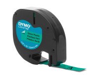 Green plastic ribbon for Letratag