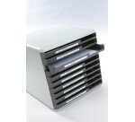 Nastri dymo d1 12 mm x 7 m rosso/bianco