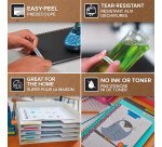 Ruban étiqueteuse papier Dymo Letratag 91200 12 mm - blanc écriture noire