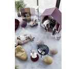 Pouf Office Nap Götessons - tissu Mica