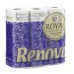 Pack 2 boxes with 63 rolls of toilet paper 4 layers Renova Royal 140 sheets + 1 for FREE