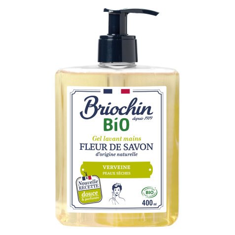 Gel lavant mains Briochin Bio verveine - Flacon de 400 ml