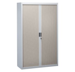 Bruneau Rolling shutter wardrobe W 120 x D 45 cm three heights available