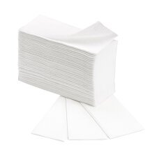 Essuie-mains Bruneau extra blanc écolabel pliage enchevêtré - Colis de 4000