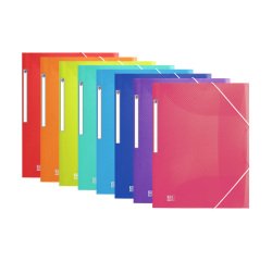 Carpeta de plástico con gomas Oxford Urban A4+ Lomo 15 mm 