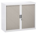 Brown curtain cabinet