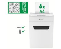 Destructora de papel Leitz IQ Protect 6M - Microcorte
