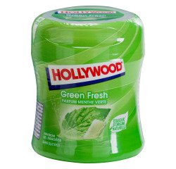 Chewing gum Hollywood GreenFresh without sugar - box of 60 dragees