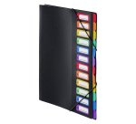 Trieur classement plastique à soufflet Rainbow - 12 divisions - Viquel