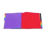 Trieur classement plastique à soufflet Rainbow - 12 divisions - Viquel