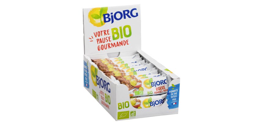 Barre pomme noix Bio Bjorg - 30 g
