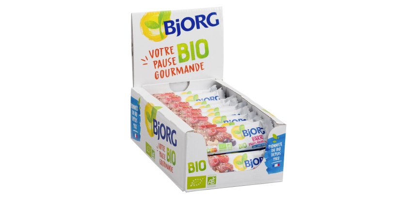Barre fruits rouges Bio Bjorg - 30 g