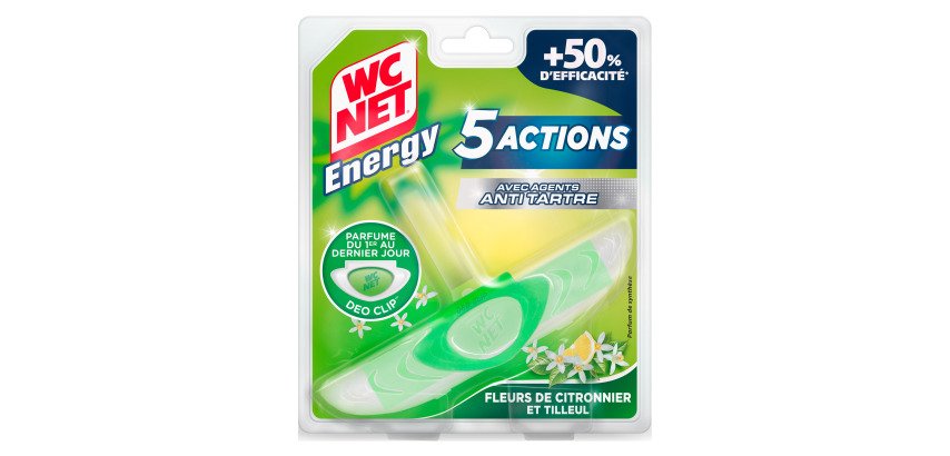 Bloc Wc Net Energy antitartre - Fleurs de citronnier et Tilleul