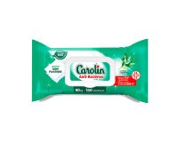 Lingettes nettoyantes extra-larges Carolin anti-bactérien - Arbre à thé - Paquet de 80