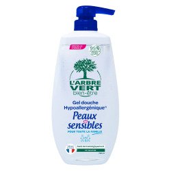 Crème douche nourrissante l'Arbre Vert peaux sensibles - 720 ml