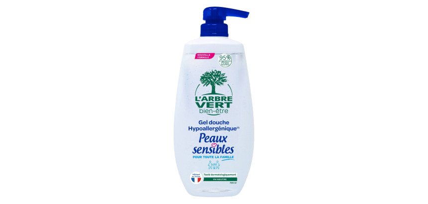 Crème douche nourrissante l'Arbre Vert peaux sensibles - 720 ml