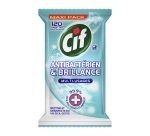 Lingettes nettoyantes anti-bactériennes multi-usages CIF - Paquet de 120