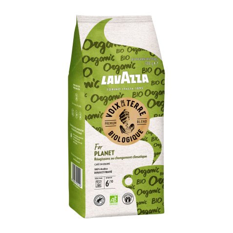 Café en grains Lavazza Planet Bio 100 % Arabica - paquet de 500 g