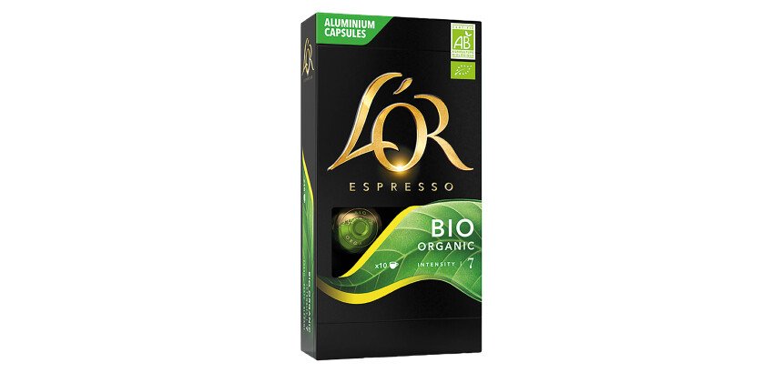 Capsules de café Espresso Classique L'Or Bio Organic - Boîte de 10