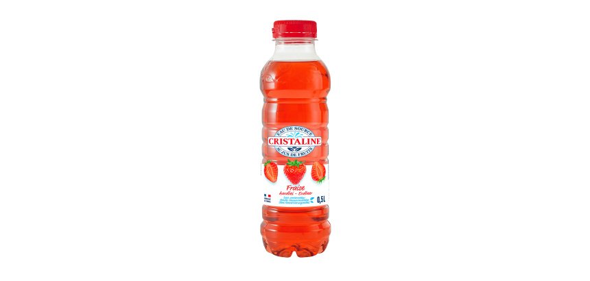 Eau Cristaline fraise 50 cl - 24 bouteilles