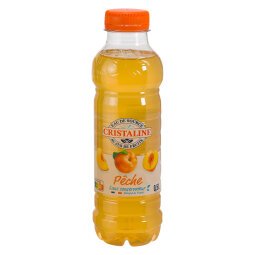 Water Cristaline peach 50 cl - 24 bottles