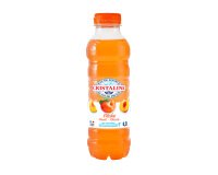 Eau Cristaline pêche 50 cl - 24 bouteilles