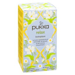 Tea Relax Bio Pukka - box with 20 biodegradable bags