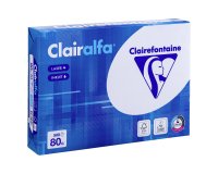 Ramette papier blanc Clairalfa A4 80 gr de Clairefontaine - 500 feuilles
