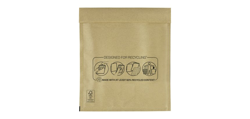 Sobres acolchados con burbuja BB-17 240 x 330 Kraft marrón Fellowes - Paquete de 10