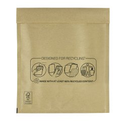 Sobres acolchados con burbuja BB-15 220 x 260 Kraft marrón Fellowes- Paquete de 10