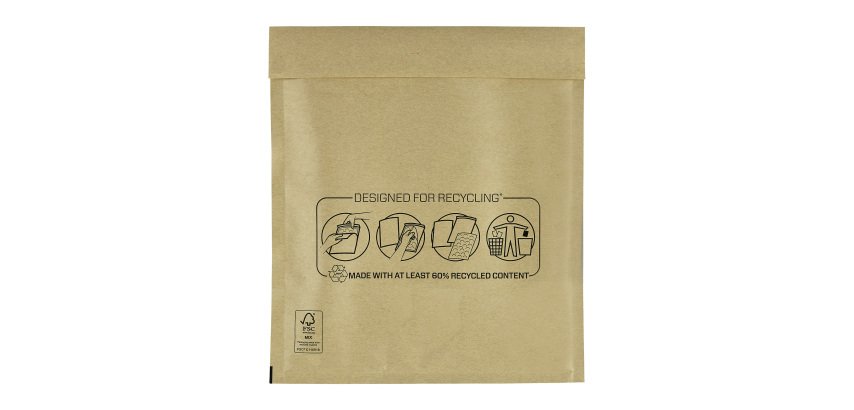 Sobres acolchados con burbuja BB-15 220 x 260 Kraft marrón Fellowes- Paquete de 10