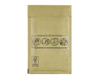 Sobres acolchados burbuja BB-12 120 x 210 Kraft marrón Fellowes- Paquete de 10