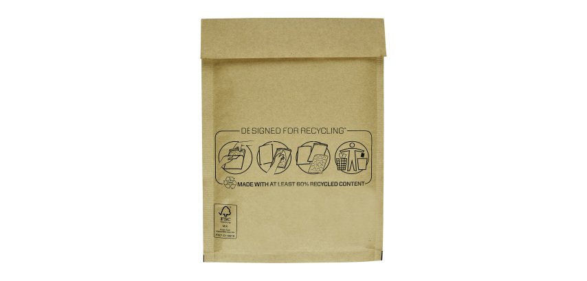 Sobres acolchados con burbuja BB-13 150 x 210 Kraft marrón Fellowes - Paquete de 10