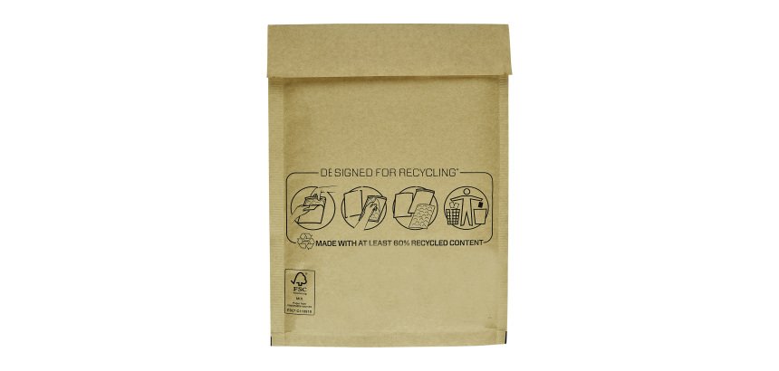 Sobres acolchados con burbuja BB-13 150 x 210 Kraft marrón Fellowes - Paquete de 10