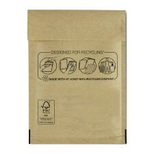 Sobres acolchados con burbuja BB-11 110 x 160 Kraft marrón Fellowes- Paquete de 10