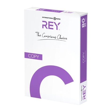 Papel blanco A4 80 g Rey Copy - paquete de 500 hojas