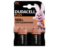 Pilas alcalinas 9V - LR61 Duracell Plus- Blister de 2 pilas
