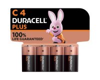 Pila C - LR14 Duracell Plus - Blíster de 4 pilas
