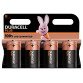 Alkalibatterie D - LR20 Duracell Plus - Pack von 4