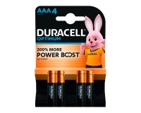 Duracell Optimum - Pack mit 4 Alkalibatterien AAA/LR03 - 1,5 V